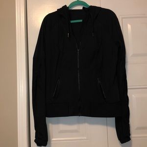 Lululemon black street to studio jacket